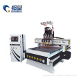 4-Spindle CNC router 1325 woodworking machine